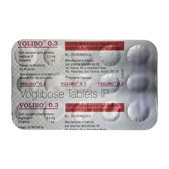 volibo 0.3mg tablet 15's